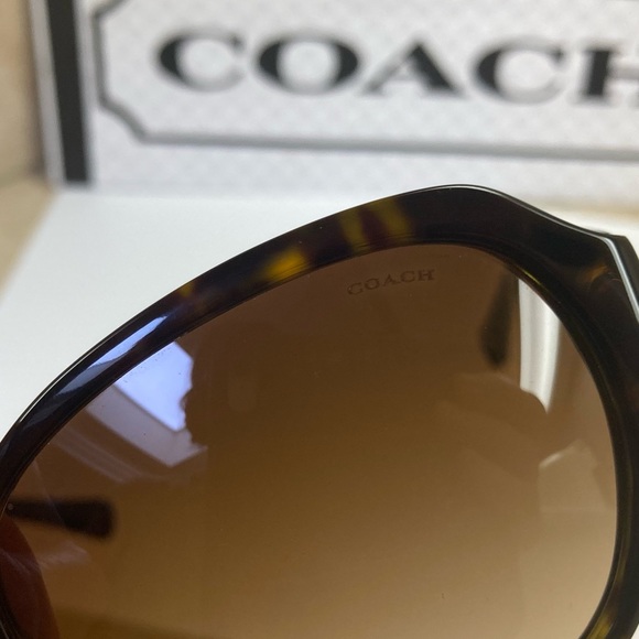 New Coach HC8150 L133 512013 Dark Tortoise sunglasses - Picture 14 of 14